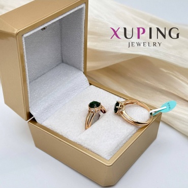 Кольцо Xuping Jewelry 162436254 размер 19 титан, нержавеющая сталь, без вставок, золотистый