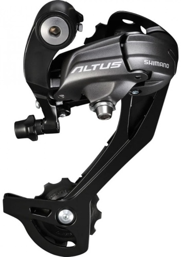 Переключатель SHIMANO Altus, M370, SGS, 9 ск., цв. черн. 31012047 /ERDM370SGSL