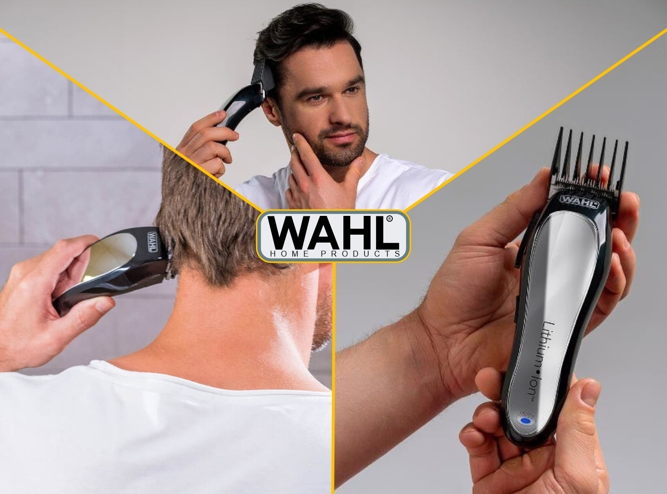 Wahl машинка для стрижки 79600-3116 черный, белый