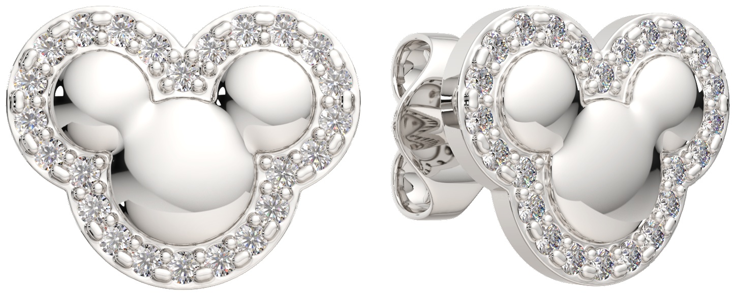 Пусеты Lucente Silver EAR-LU-925-713317 вес 1.15 г серебро, фианит