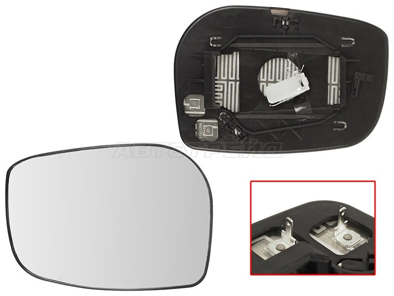Зеркальный элемент Alkar 6432266 правое для Toyota Avensis 2006-2008