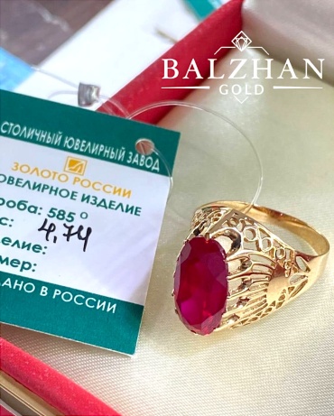 Dani DANI-KLS-942 размер 18 вес 5.35 г золото, рубин