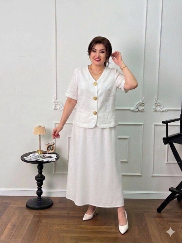 Костюм деловой FASHION белый
