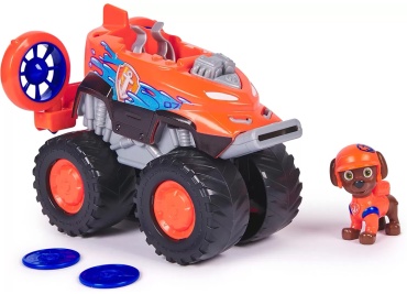 Фигурка PAW Patrol на спасательном транспорте, Zuma 6 см 1 шт