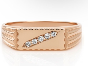 ALMAZ Кл-1129 размер 20 вес 3.78 г золото, фианит