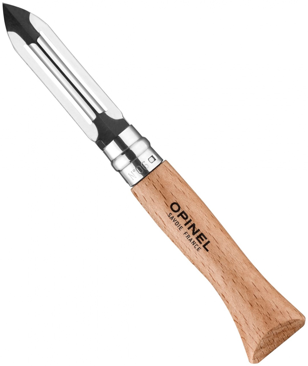 Opinel овощечистка №6 Peeler коричневый