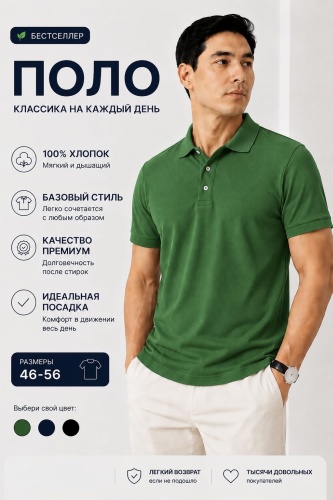 Футболка KULSHI зеленый