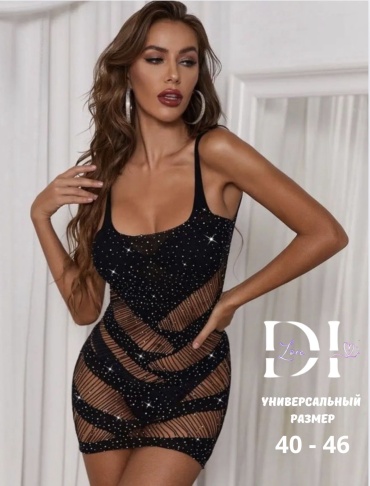 Боди DiLove черный, изумруд