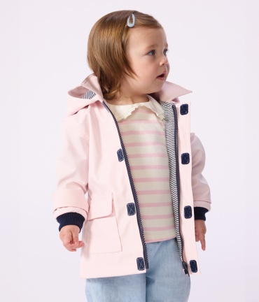 Дождевик Petit Bateau розовый