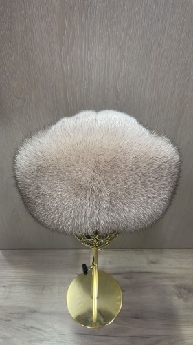 Шапка SemiFur размер 56, 57, 58, 59, бежевый, светло-бежевый