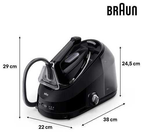 Парогенератор Braun CareStyle 5 IS5249BK черный — фото 12