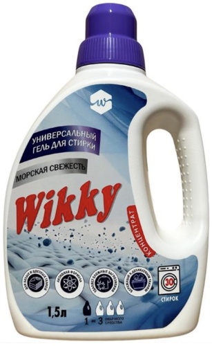 Wikky Универсальный гель концентрат для стирки 1.5 л