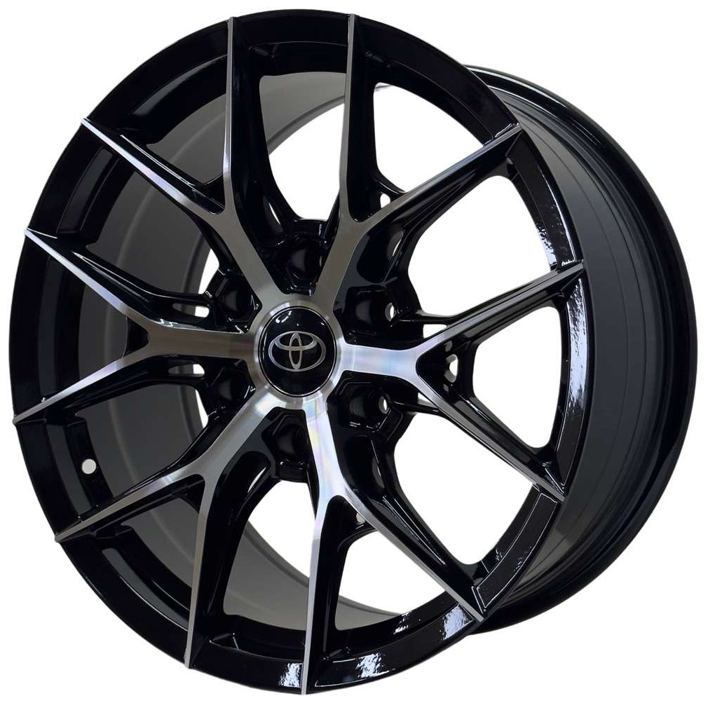 Yixing 386FK 8.5x18/6x139.7 D95.1 ET35 4 диска черный, хром