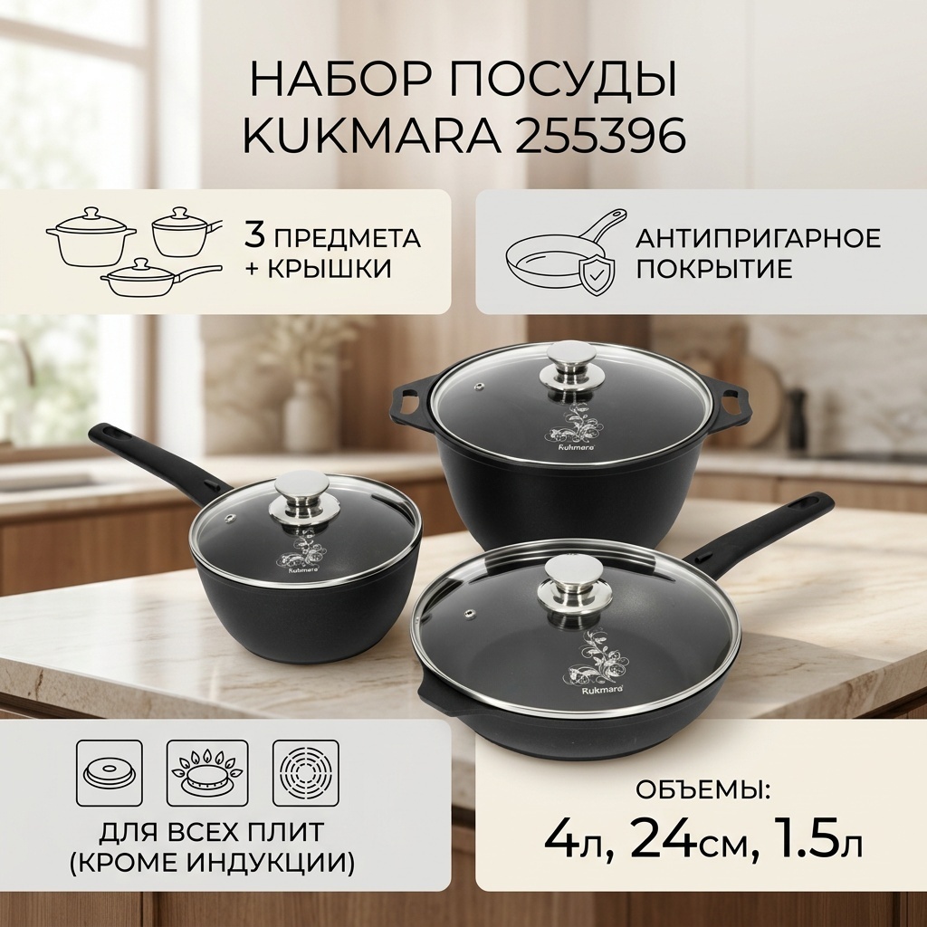 Смешанный набор Kukmara 3 в 1
