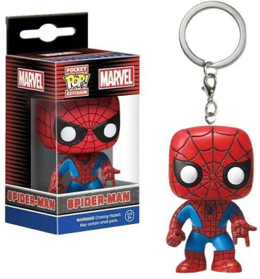 Брелок Funko Marvel: Spider-Man 4 металл, винил 1 шт