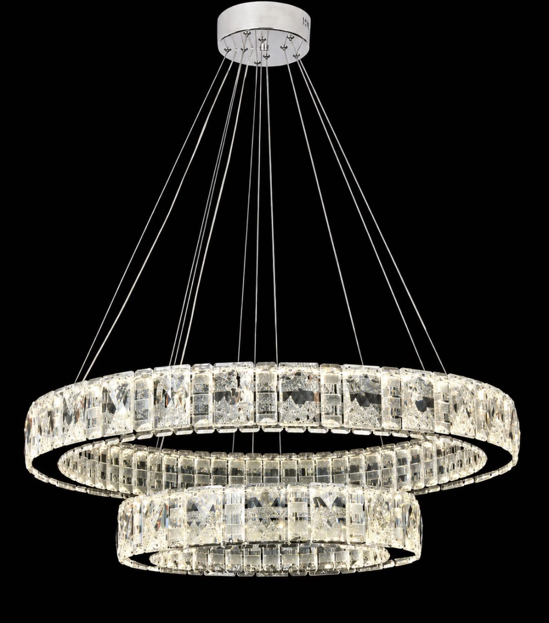 Люстра подвесная SVETALMATY.KZ LED, кол-во ламп: 2 шт