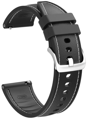 Ремешок BOGEMA для Garmin Forerunner 265, Venu 3, Venu 4, Forerunner 570, Forerunner 255 черный