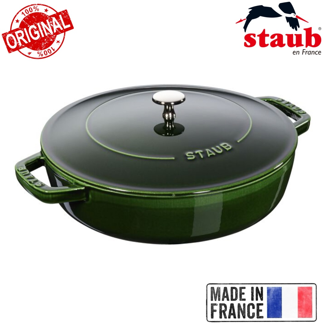 Сотейник 3.7 л, Staub France Chistera Basil чугун