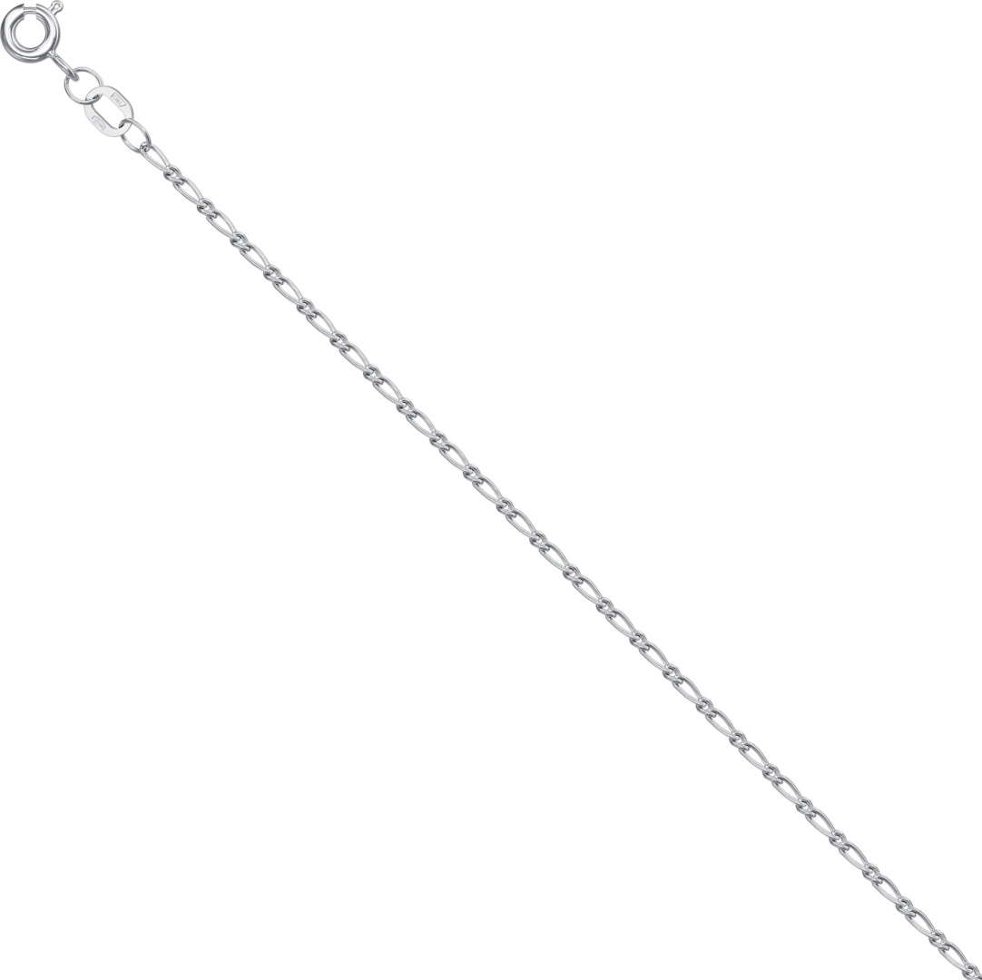 Lucente Silver ZO-НЦ_22-012Ю-3_0_4_40 длина 40 см, вес 1.59 г серебро, плетение фигаро
