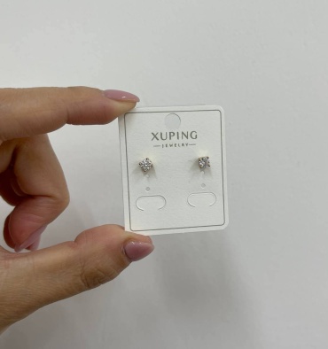 Серьги Xuping бижутерный сплав, фианит