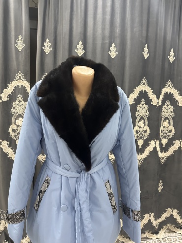 Зимняя куртка 1001 голубой