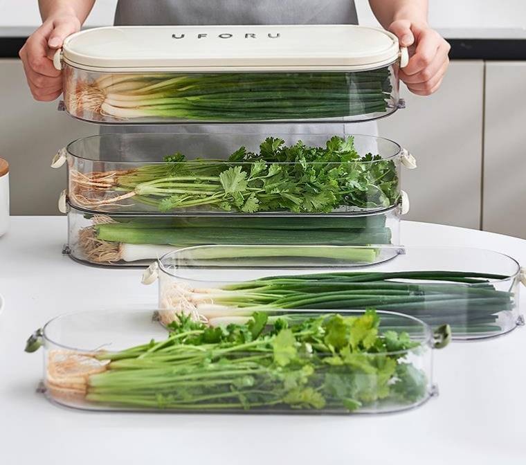 Eva Goods набор контейнеров ,сохраняющих вкус и аромат продуктов. 3 шт, полипропилен