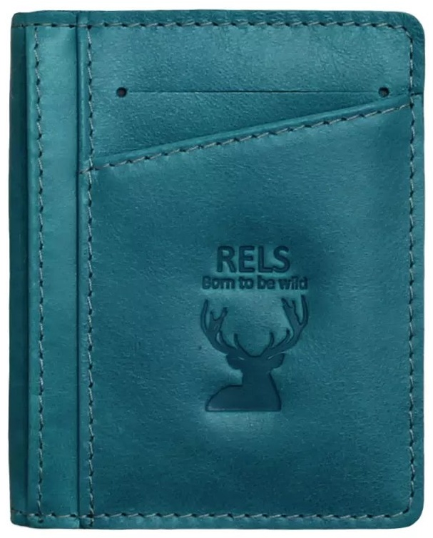 Картхолдер RELS пластик бирюзовый