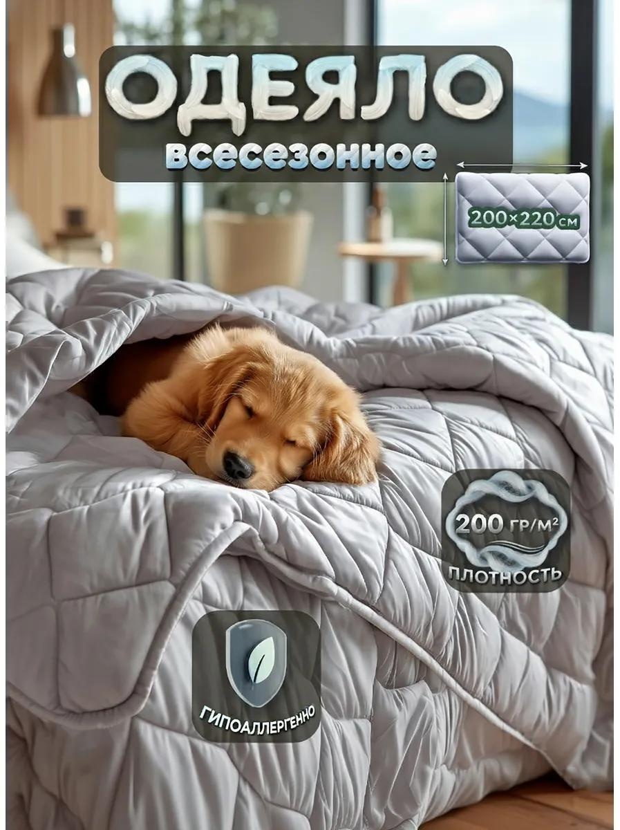 Одеяло LUCCI Od-microfaiberGrey-200х220 624055028 200х200 всесезонное