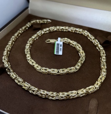 MNS Gold 04595 длина 60 см, вес 45.95 г золото, плетение лисий хвост