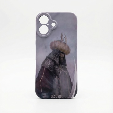 Чехол Qazaq Soul для Apple iPhone 17 серый