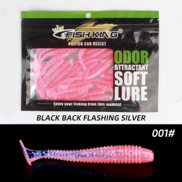 Мягкая приманка ARHAR FISHKING T-Tail, 5 см, 30 шт, аромат креветки 30 шт 50 мм розовая