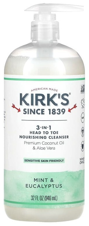 Kirk's Head to toe Mint Eucalyptus гель-шампунь 946 мл