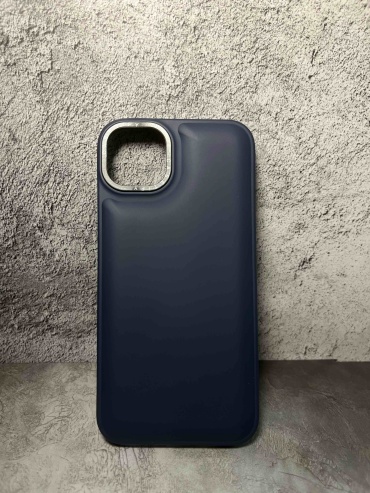 Чехол для Apple iPhone 14 Plus, iPhone 15 Plus темно-синий