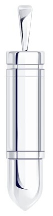 Подвеска Diamant PEN-DI-925-49254287 вес 2.56 г серебро, без вставок