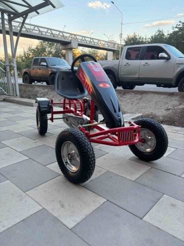 Go-Kart Вело картинг черный, красный