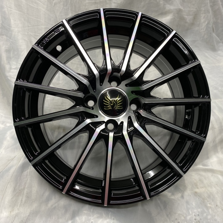 Rainbow 2818RR 6.5x15/4x114.3 D67.1 ET35 4 диска черный, серебристый