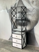 Стеллаж напольный LoftX, 60x40x180 см, белый