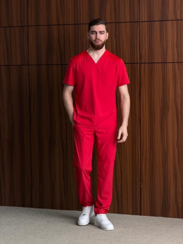 Спецодежда для мужчин Qazaq Doctors красный