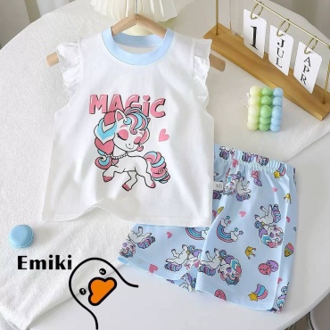 Комплект Emiki белый, голубой