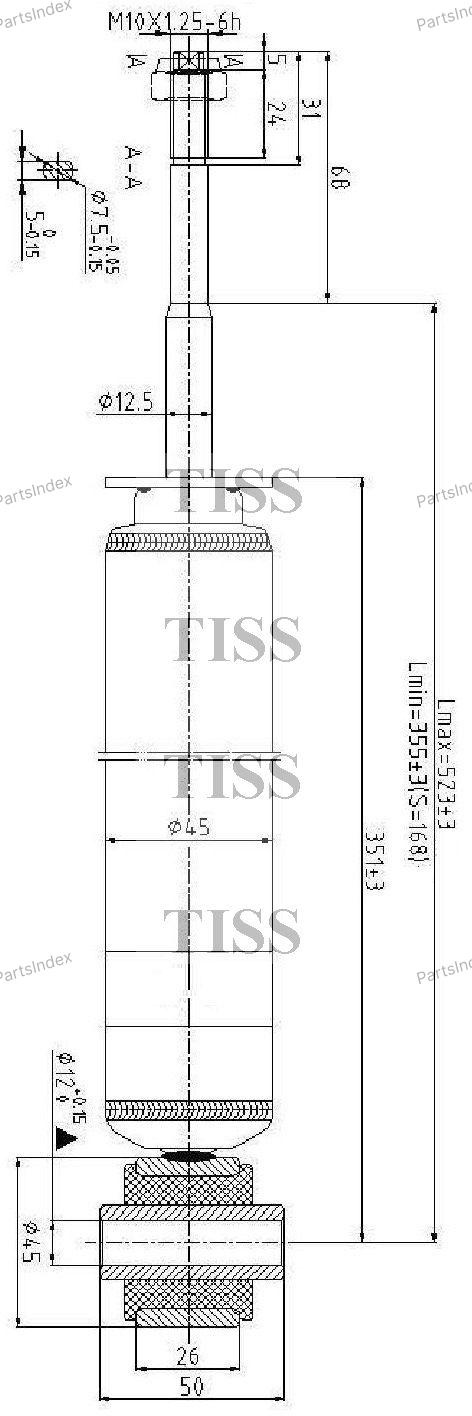 Амортизатор JD Амортизатор Подвески JAA0278