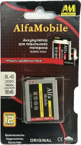 AFKA-TECH аккумулятор для Nokia BL-4S, 7600, 3600s, 2680s, 3710ford, 6208 classic, x3-02 1600 мАч
