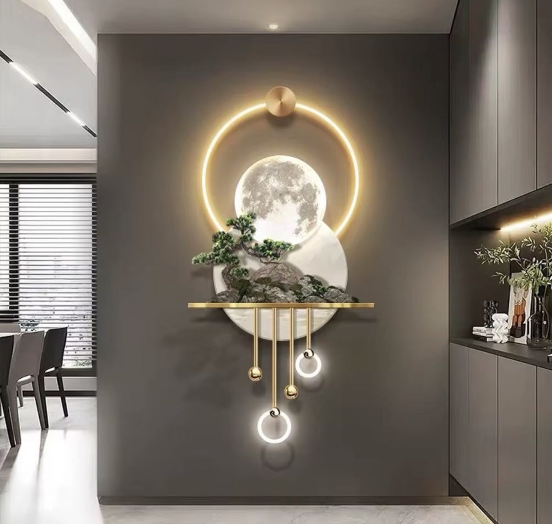 Бра настенный LED, золотистый