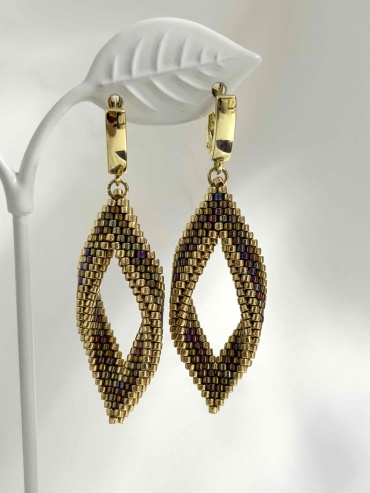 Серьги BeautyGift бисер, бисер
