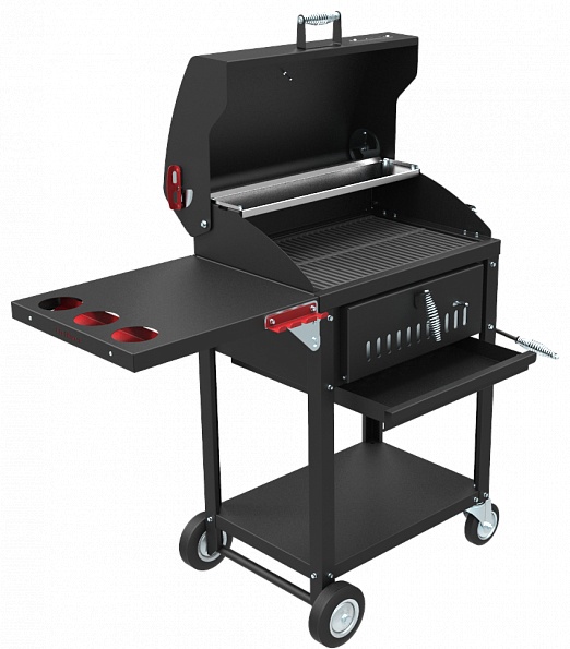 Гриль, гриль-мангал Grillver 122,5*69*115, сталь