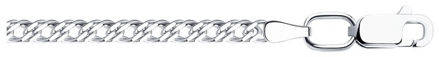 Diamant V76560 длина 55 см, вес 5.74 г серебро, плетение двойной ромб