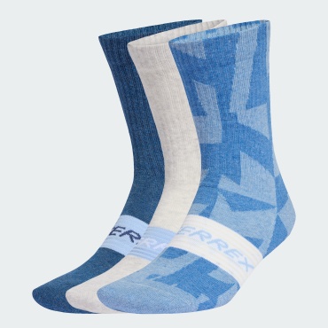 Носки, спортивные носки adidas 3 пары синий 40-42
