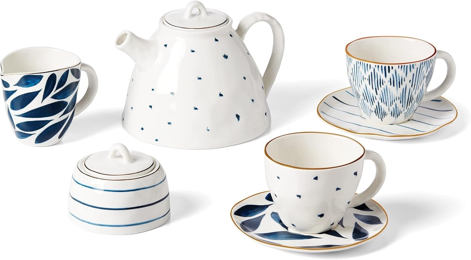 Сервиз на 2 персоны Lenox BLUE BUY, предметов: 9, чайный, фарфор