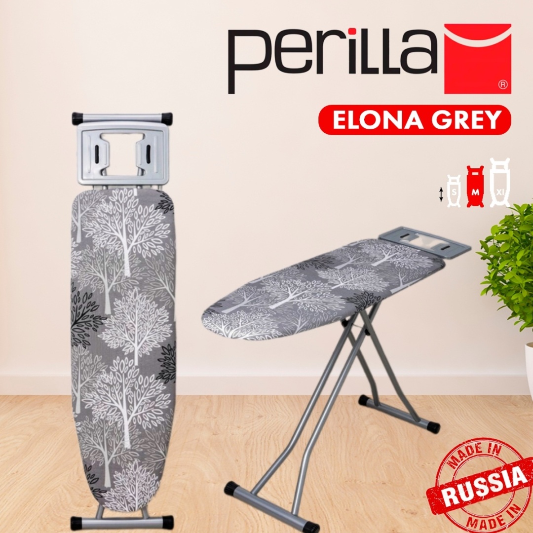 Гладильная доска Perilla напольная Elona серая 120x38