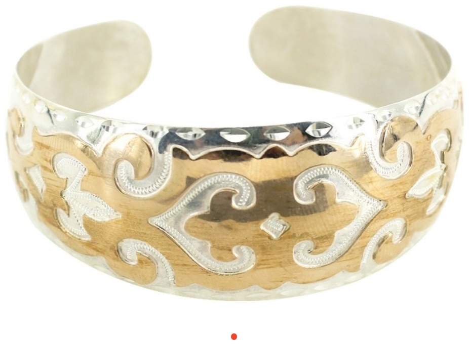 Moonako Jewelry Moonj длина 21 см, вес 10 г сплав покрытый розовым золотом 14К, плетение обод