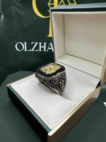 OLZHA BRAND O2 размер 23 вес 23 г серебро, без вставок